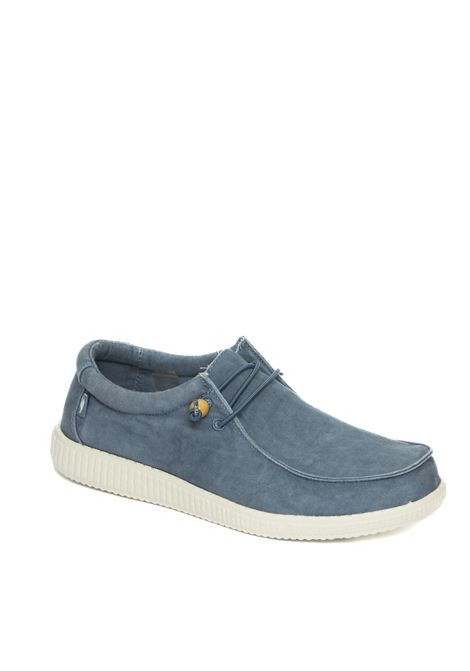 Light blue wallabi slipon PITAS | WALLABIWASHED-AZUL